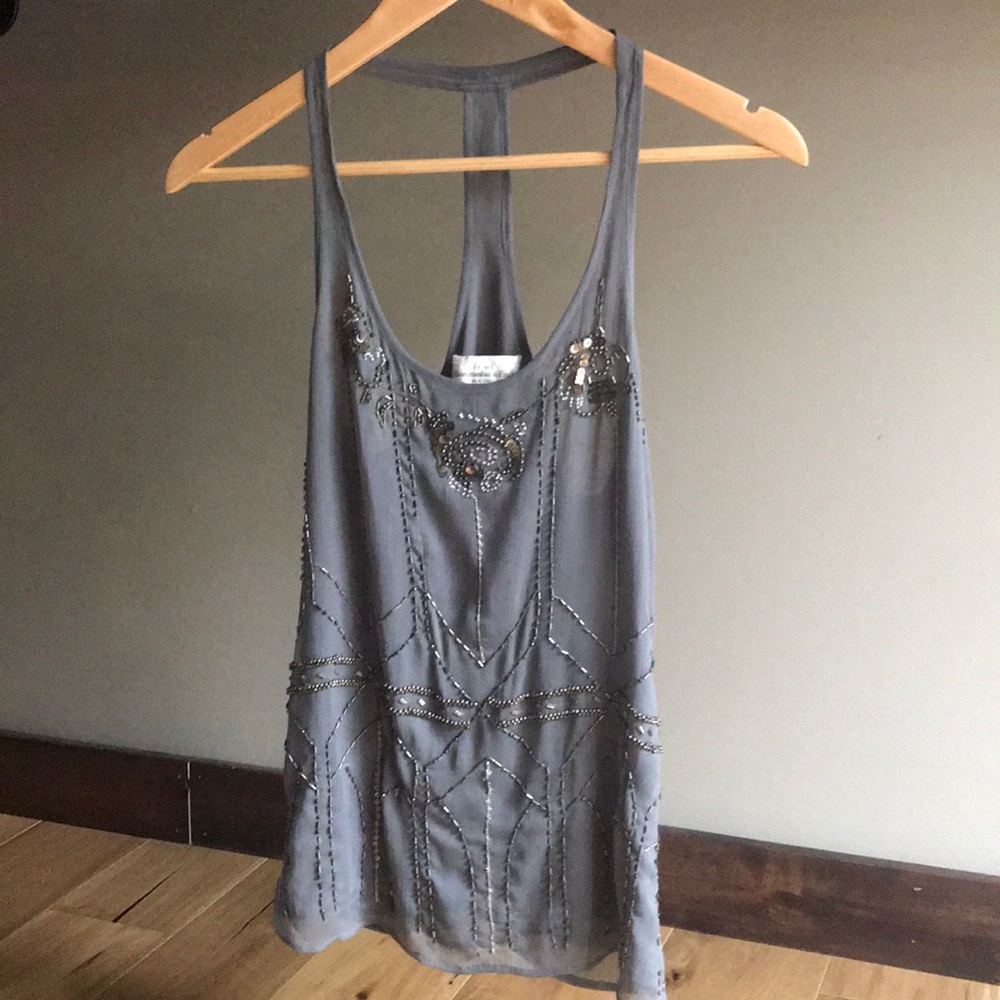 Abercrombie Beautiful beaded tank top